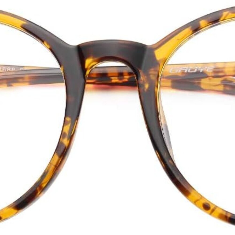 Blue Light Blocking Glasses, Retro Round Eyewear Frame Anti Eyestrain Computer G